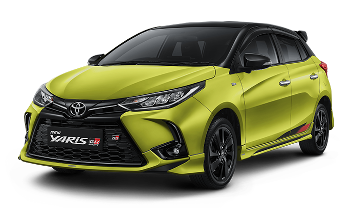 Mobil Toyota New YARIS GR SPORT Warna Hitam + Citrus Mica Metallic - Dealer Mobil Toyota Jawa Tengah